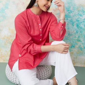 MELANGE Textured Tunic