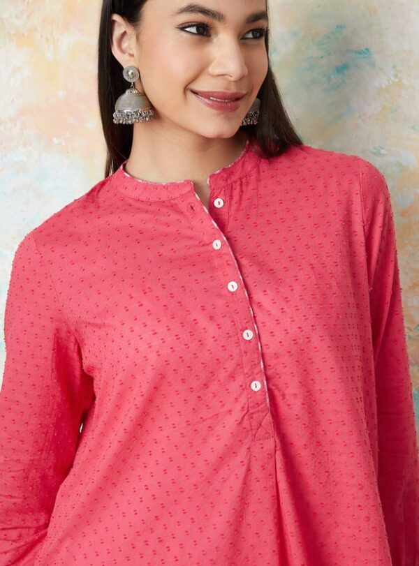 MELANGE Textured Tunic - Image 2