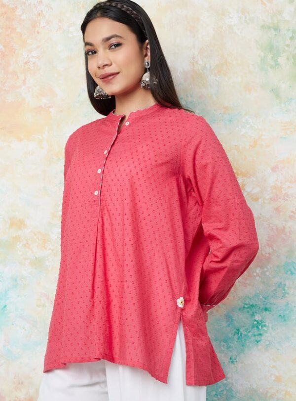 MELANGE Textured Tunic - Image 3