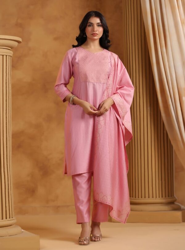SPAN Embroidery Straight Kurta