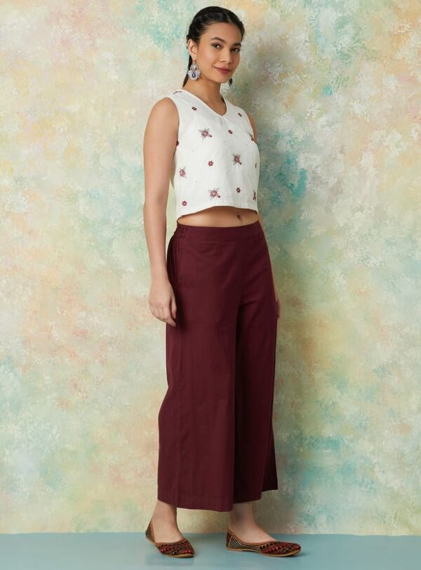 BIBA Solid Palazzos - Image 2