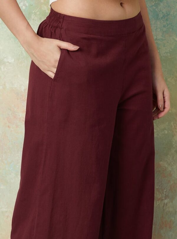BIBA Solid Palazzos - Image 4